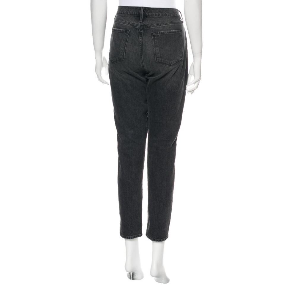 Frame La Garcon Straight Leg Gray Faded Black Ankle Straight Leg Jeans ~ Sz 28 - Picture 5 of 12